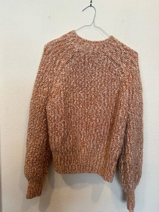 Sezane Sweaters - Sezane Marled Peach Crewneck Sweater